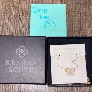 Kendra Scott White Bow Necklace